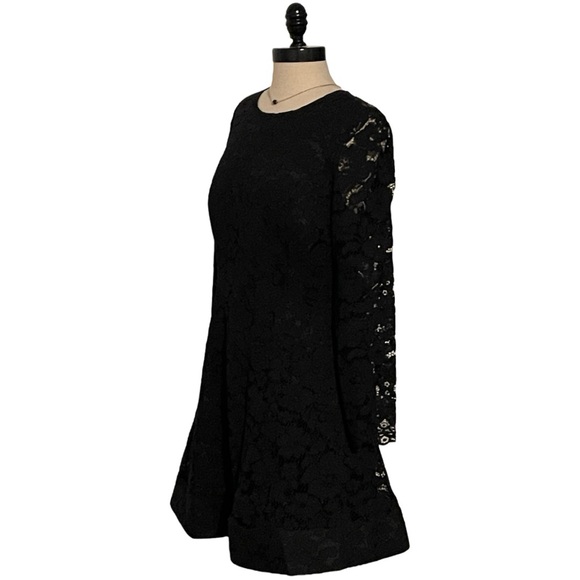 Laundry by Shelli Segal Long Sleeve Lace Dress With Horsehair Hem - Size 8 - NWT - Picture 6 of 9